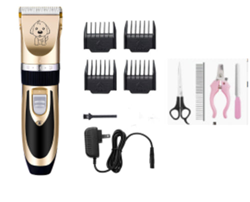 Rechargeable Cat Hair Clipper Pet Electrical Hair Cutter Lady Shaver - 0 - CJ - A60 Gold set - UK - CJGY205551213MN