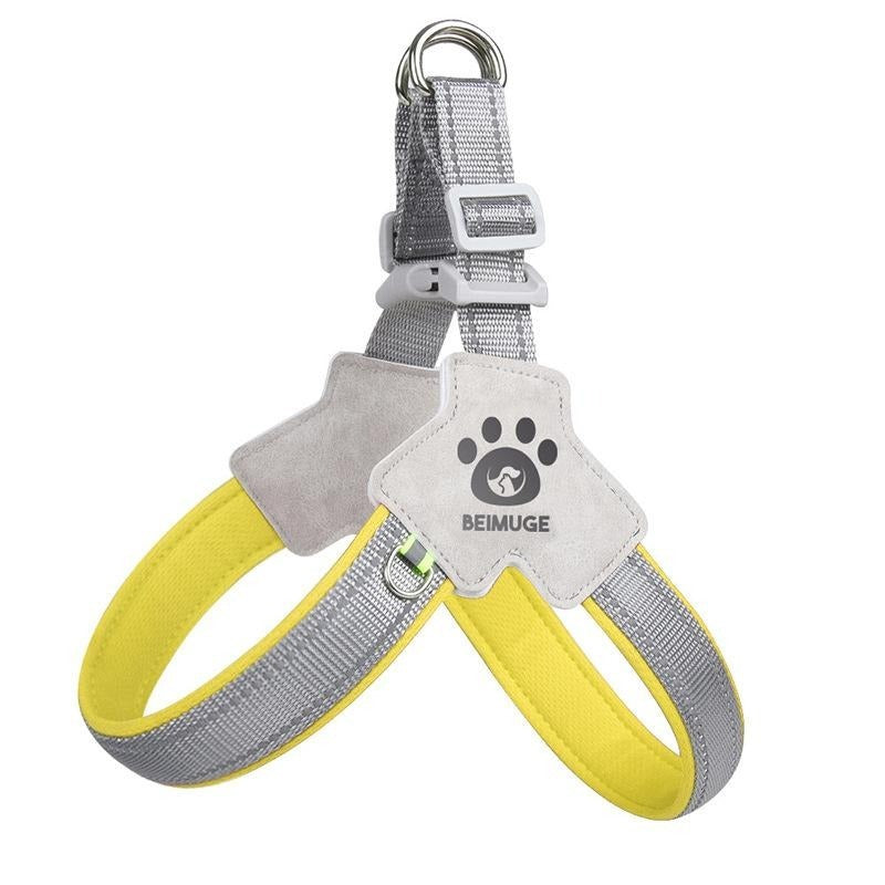 Pet Dog Cat Harness, Pet Harness With LeashSet, Adjustable Puppy Harness ComfortableReflective Easy Control Dog With Leather Leash,.No - Pull No Choke Pet Harness For TrainingWalking - 5 - CJ