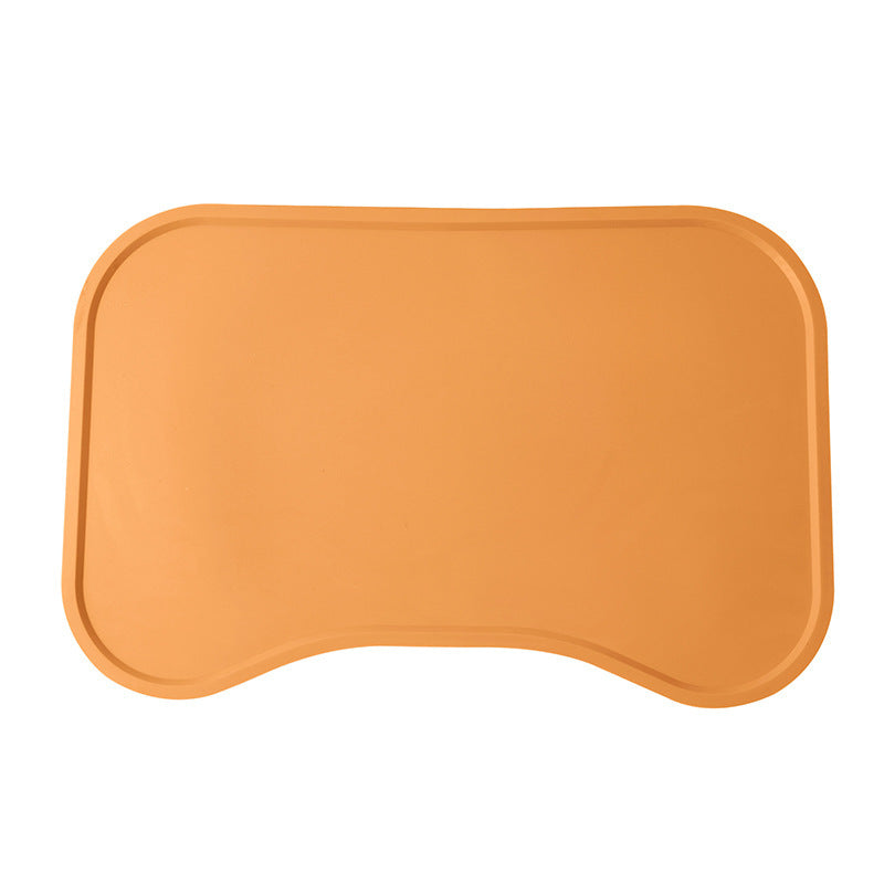Dog Food Mat For Floors Waterproof,Thicker Cat Food Mat Non - Slip,Dog Bowl Mats For Food And Water,Pet Feeding Mat Silicone,Raised Edges To Prevent Tray For Dog Bowls - 5 - CJ