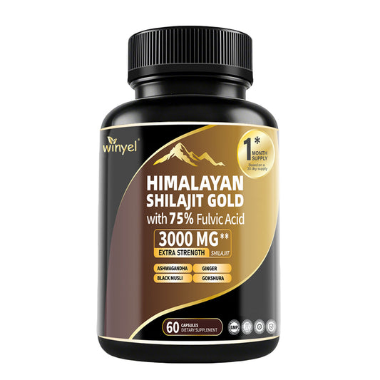 Shilajit Capsules, Ashwagandha, Gokshura, 85 Trace Minerals, High Potency Gold Grade Himalayan Shilajit Supplements, 60 Capsules For Women And Men - 5 - CJ