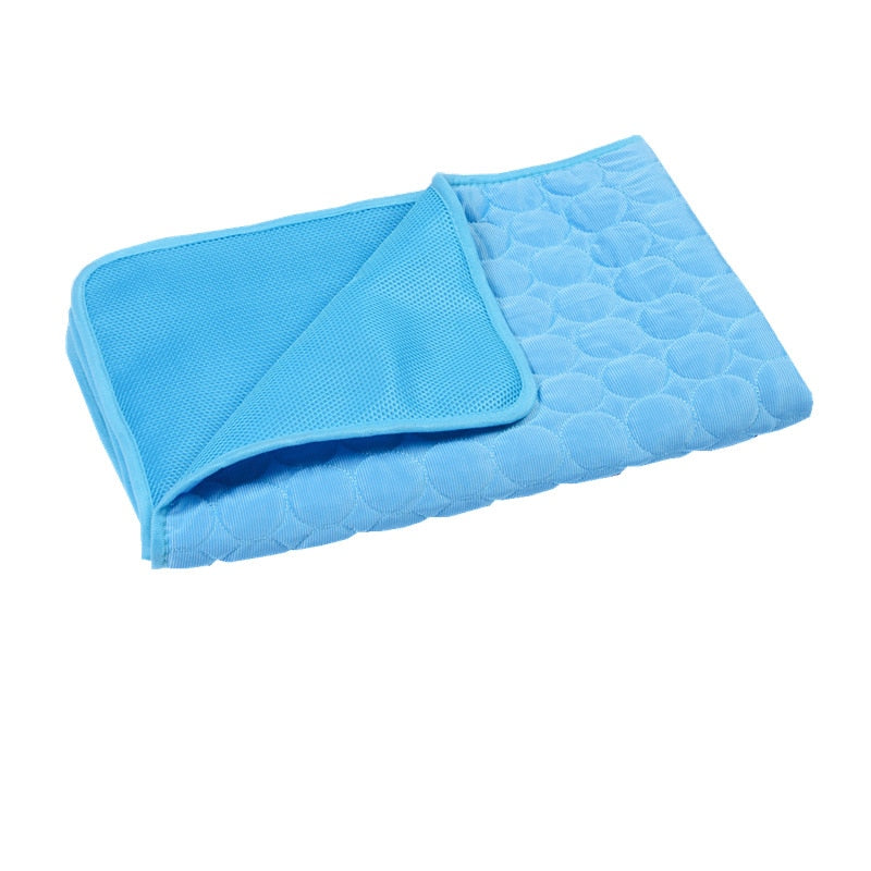 Dog Cooling Mat Cooling Pad For Pets Chilly Pad For Kennels, Crates, Cars, Indoor & Outdoor Ice Silk Mat Cooling Blanket Cushion Non - Toxic Breathable Sleep Bed Beach - 5 - CJ