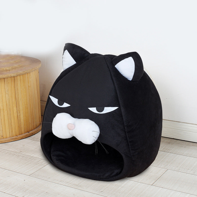 Cat House Bed Mat Sleeping Nest Pet Bed - 0 - CJ