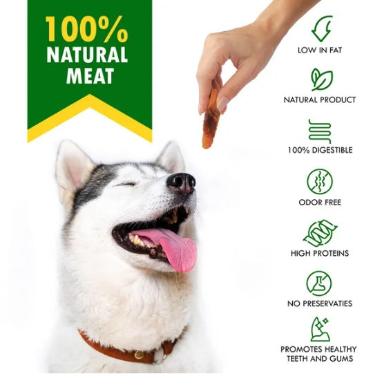 Dog Sweet Potato Wrapped With Chicken Pet Natural Chew Treats Grain Free Organic Meat Human Grade Dried Snacks In Bulk For Training For Small & Large Dogs Sweet Potato - 5 - CJ