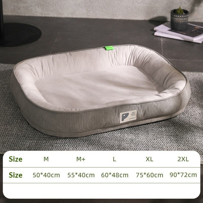Oval Plush Bed For Cats And Dogs To Keep Warm In Fall And Winter - 0 - CJ