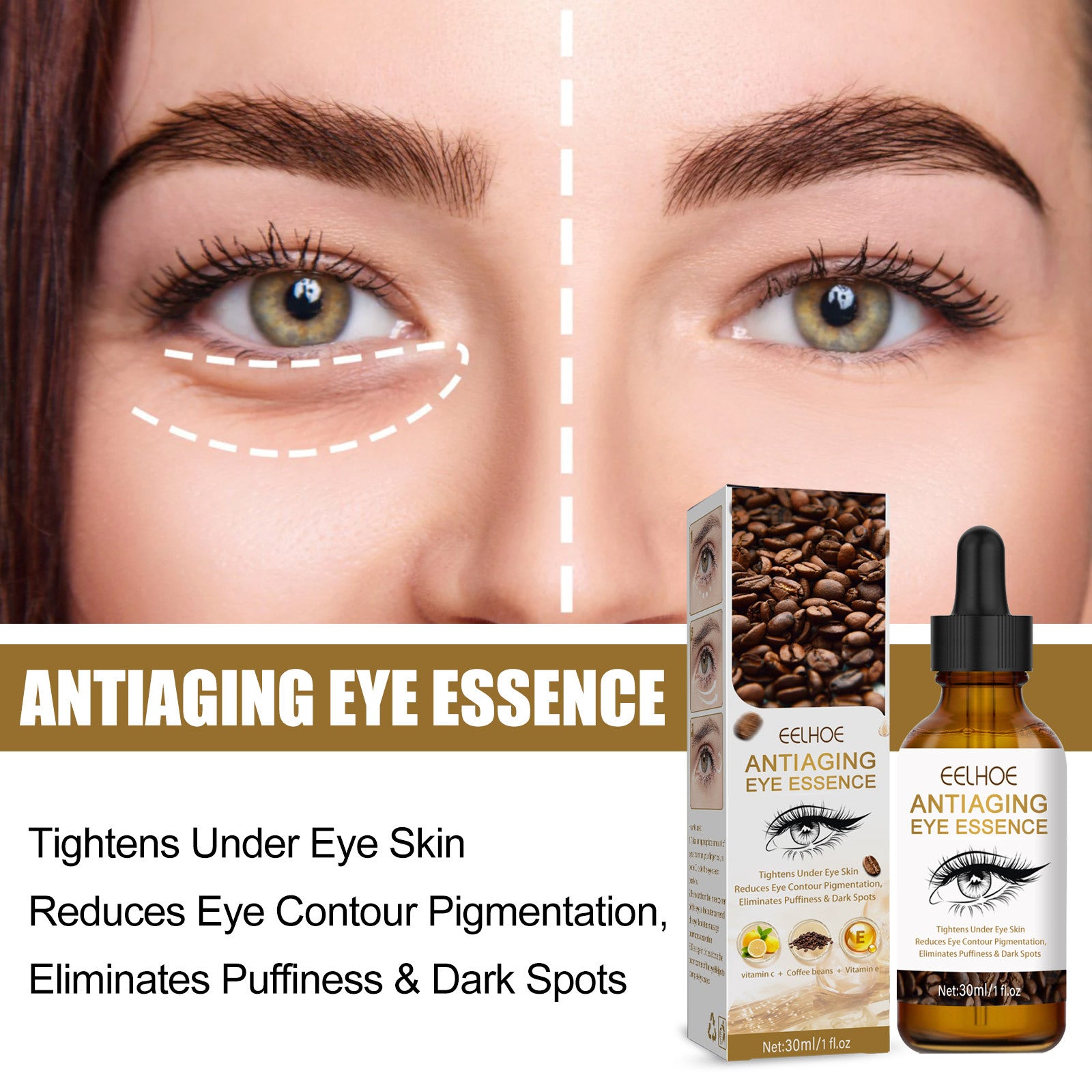 EELHOE Anti - Aging Eye Serum, Eye Bags, Pores, Eyes, Fine Lines And Dark Circles Care Essence - 5 - CJ