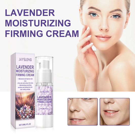 Jaysuing Lavender Moisturizing Firming Cream, Repair Skin Hydrating Moisturizing Cream For Fine Lines And Wrinkles - 5 - CJ