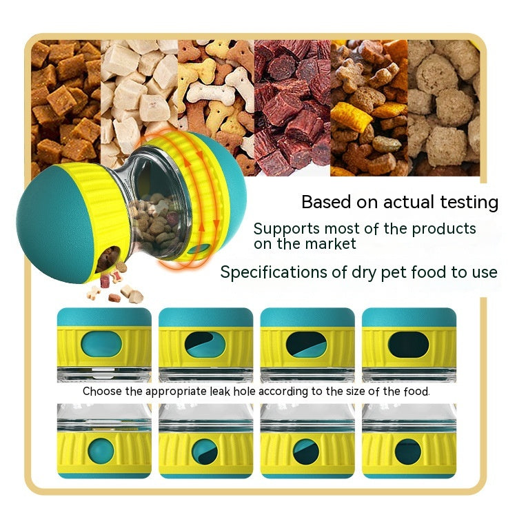Food Dispensing Dog Toy Tumbler Leaky Food Ball Puzzle Toys Interactive Slowly Feeding Protect Stomach Increase Intelligence Pets Toy Pet Products - 0 - CJ