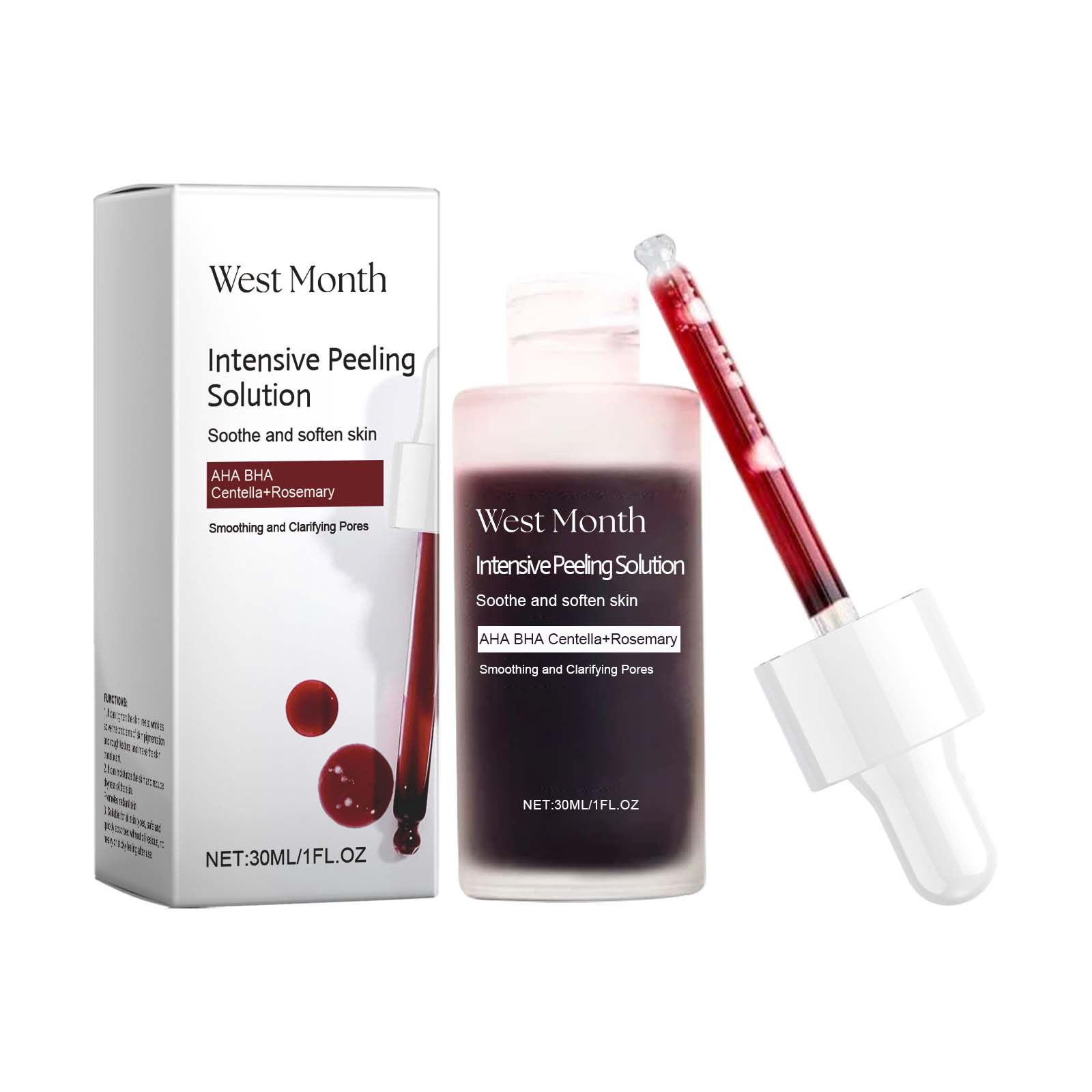 West&Month Exfoliating And Brightening Serum, Moisturizing, Cleansing, Hydrating And Brightening Facial - 5 - CJ