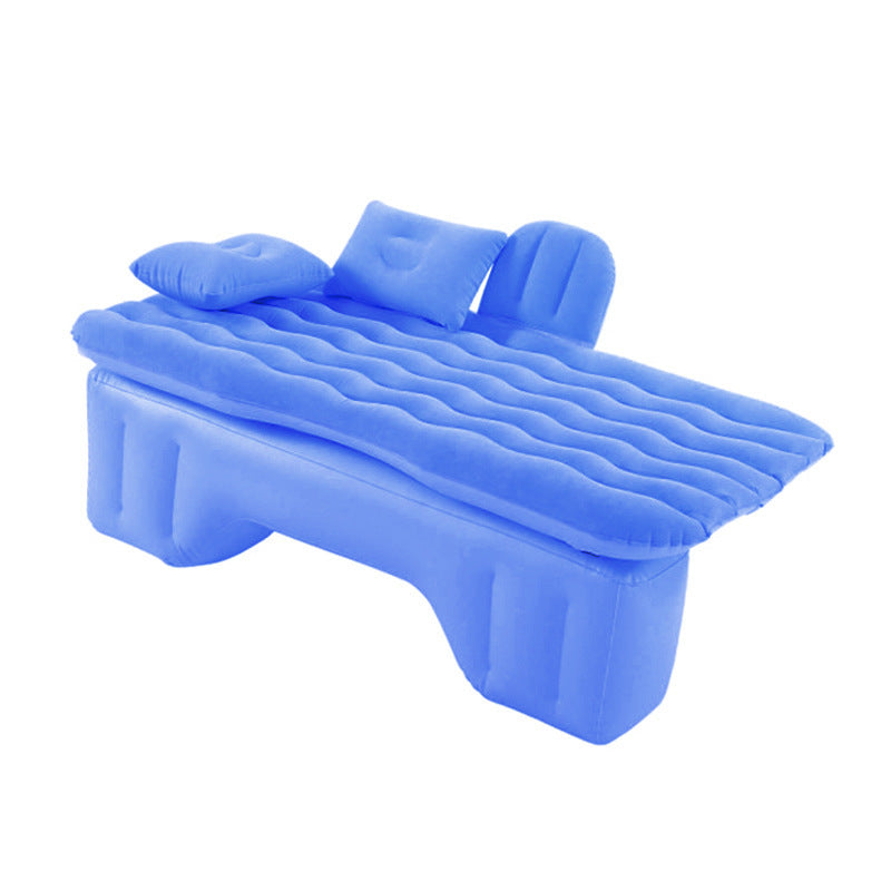 Inflatable Mattress Camping Car Air Mattress Car Travel Mattress Outdoor Car Pillow Bed - 0 - CJ - Blue Siamese - CJQCQCQC00961 - Blue Siamese