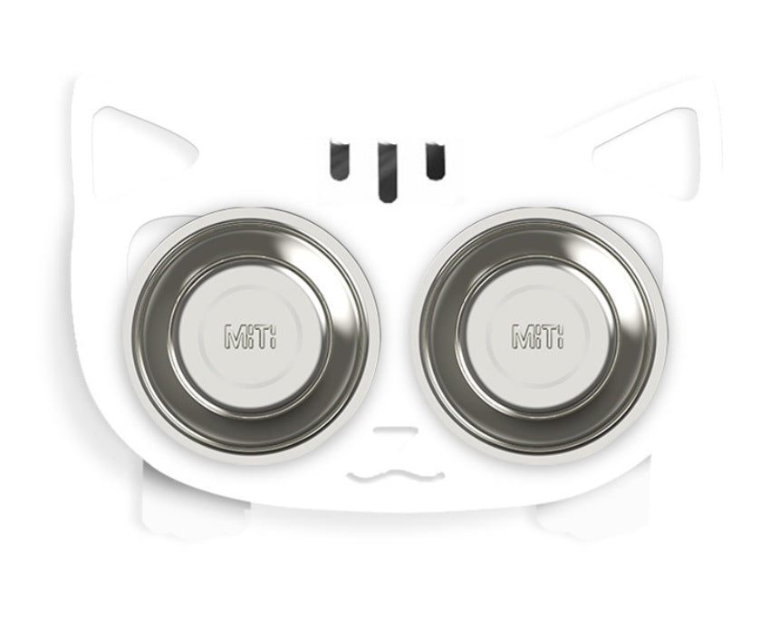 Anti - falling Cat Dog Feeding Water Bowl - 0 - CJ - White - Style2 - CJJJCWGY01031 - White - Style2