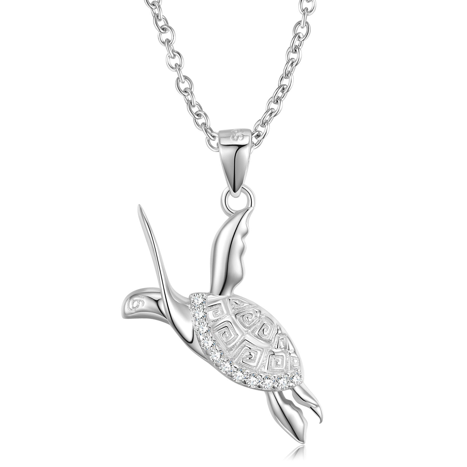 Turtle Necklace Women's Versatile Ins Style S925 Sterling Silver Sterling Silver Collar Chain Sweater Chain Jewelry - 4 - CJ