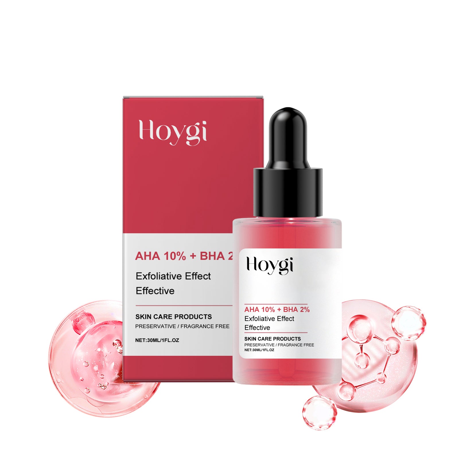 Hoygi Facial Essence, Moisturizing, Brightening And Moisturizing Facial Skin Exfoliating Gentle Cleansing Repair Essence - 5 - CJ