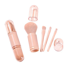 4in1 Portable Makeup Brush Set Beauty Brush - 5 - CJ