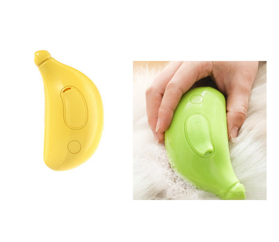 3 In 1 Pet Steam Brush Cat Dog Cleaning Steamy Spray Massage Beauty Comb Hair Removal Grooming Supplies Pets Accessories - 0 - CJ - Yellow Green - CJYD193374007GT