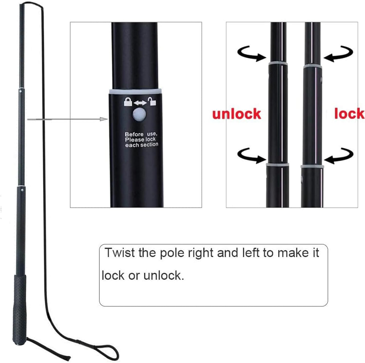 Dog Extendable Teaser Wand Pet Flirt Stick Pole Puppy Chasing Tail Interactive Toy For Small Medium Large Dogs Training Playing Exercise - 5 - CJ