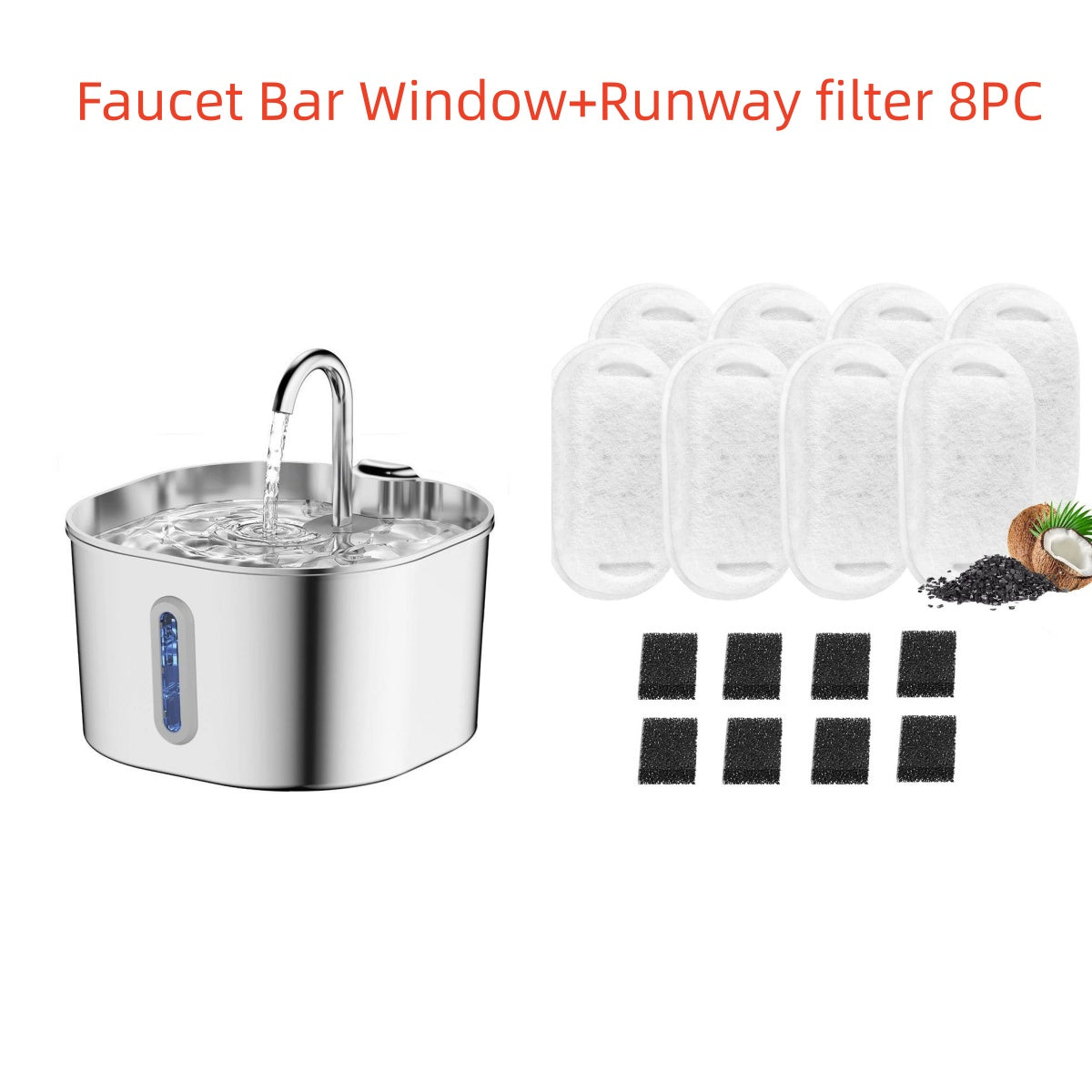Stainless Steel Smart Pet Water Dispenser Automatic Circulation Large Capacity - 0 - CJ