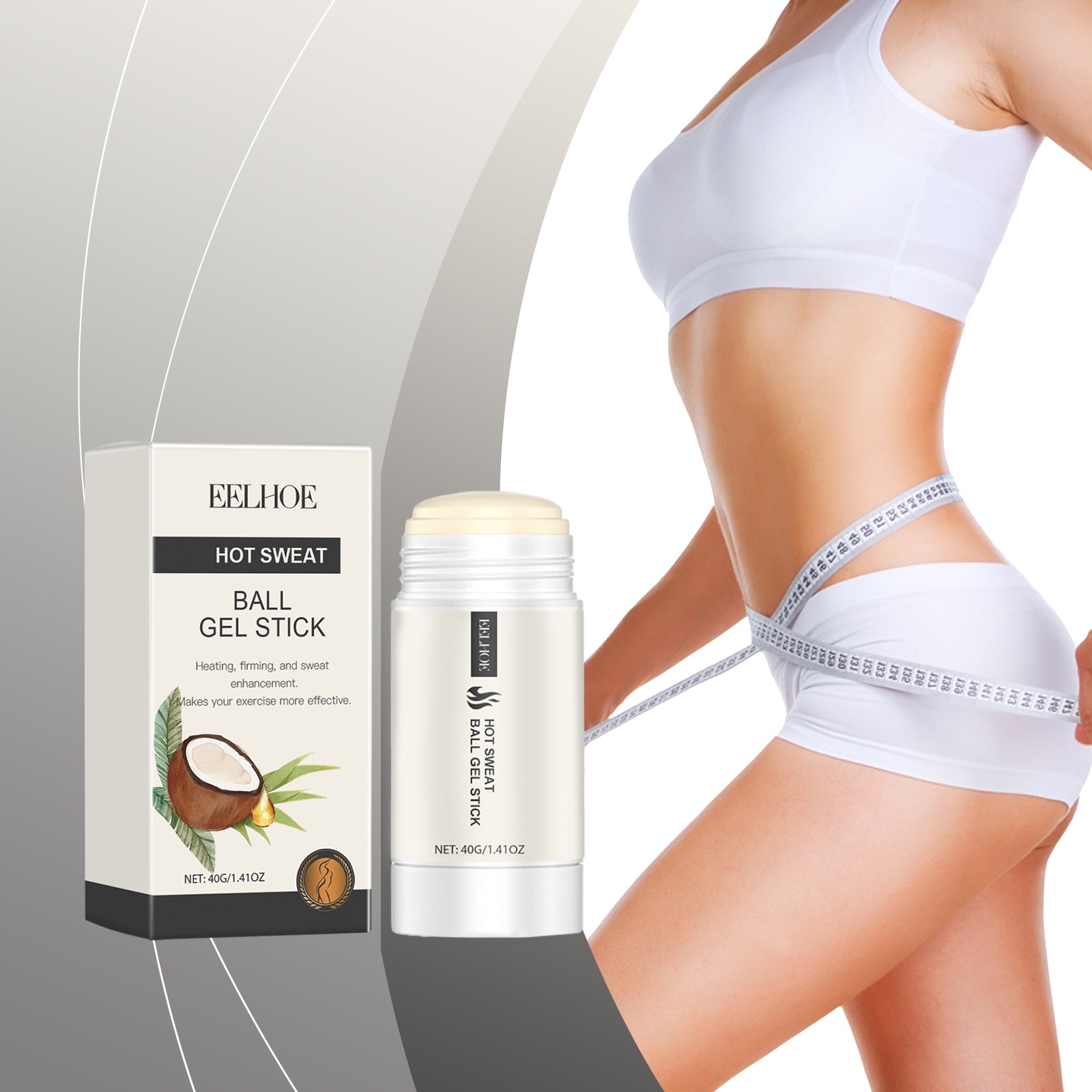 EELHOE Body Care Stick Body Skin Moisturizing Care Massage Moisturizing Body Care Stick - 5 - CJ