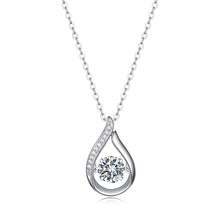 1Smart Drop Luxury Fashion Diamond Pendant Necklace Set With Mosan Diamond Silver Ornaments Prohibit TikTok sales - 5 - CJ