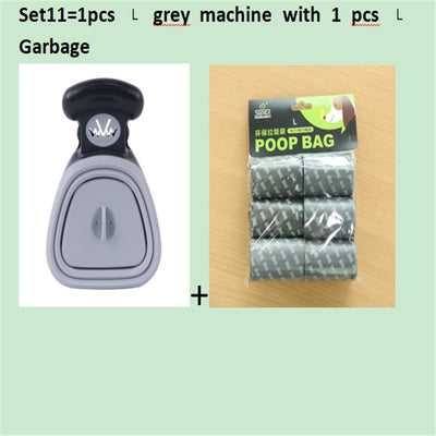 Dog Pet Travel Foldable Pooper Scooper With 1 Roll Decomposable bags Poop Scoop Clean Pick Up Excreta Cleaner Epacket Shipping - 0 - CJ - Set 11 - GreyLXL - CJJJCWGY00674 - Set 11 - GreyLXL