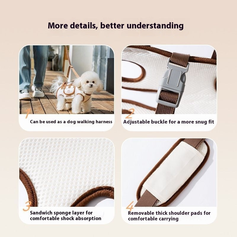Pet Dog Small Dog Cat Portable Crossbody Handbag - 0 - CJ