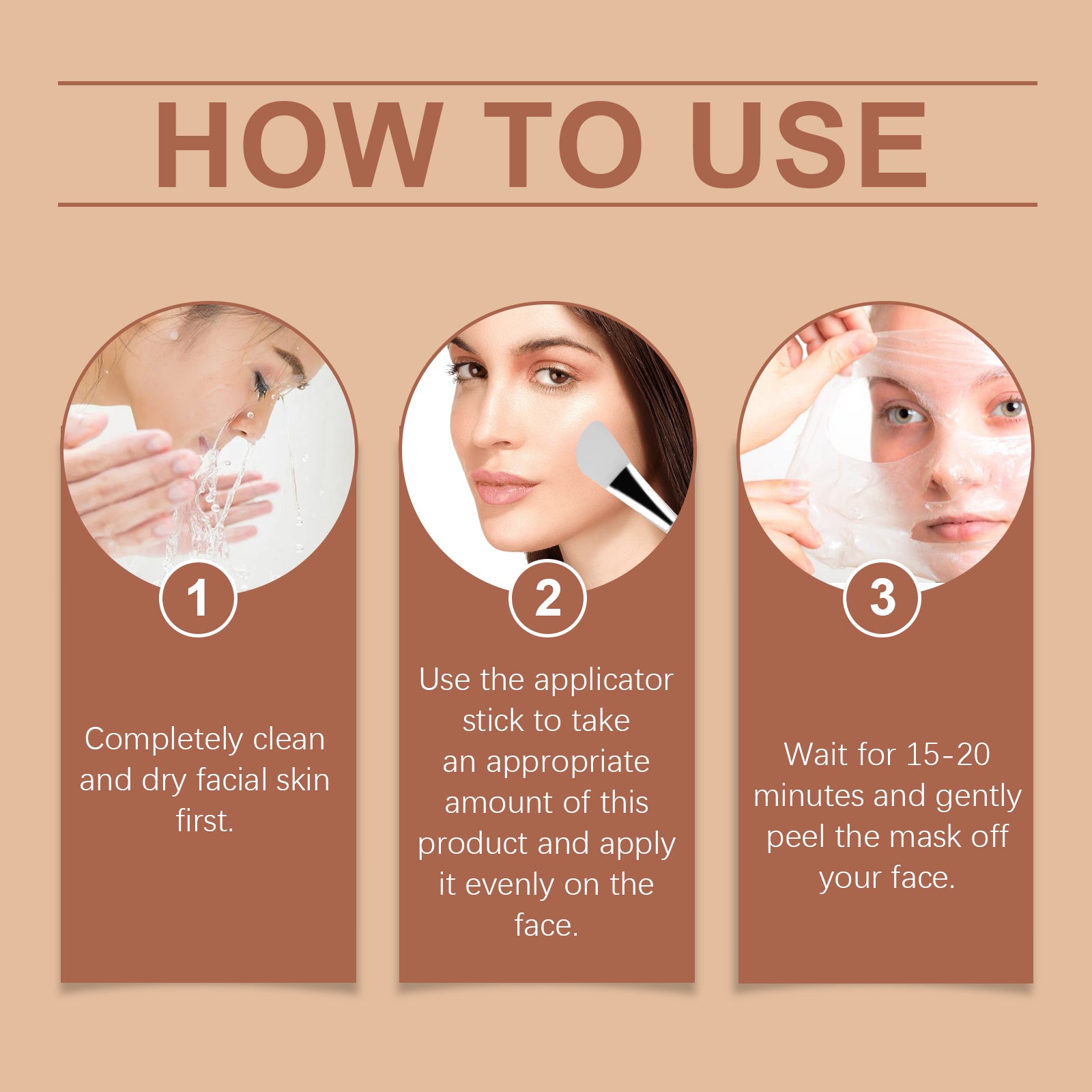 Ouhoe Collagen Peel Mask Moisturizes And Brightens Skin Tone And Reduces Fine Lines Peel Mask - 5 - CJ