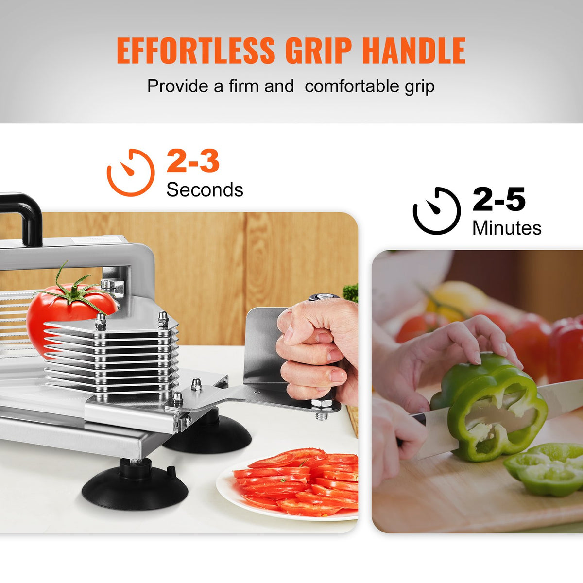 1/4-Inch Commercial Stainless Steel Tomato Slicer