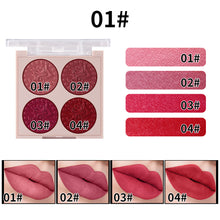 MISS ROSE Lipstick Compact 4 Color Lip Gloss Plate Moisturizing Easy To Color Lipstick Foreign Trade Exclusive For Cross - border In Stock Wholesale - 0 - CJ - 01 - 12G - CJKH150402701AZ