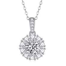 1Blossom - A Fashionable And Luxurious Diamond Jewelry Pendant Set With 1 - carat Moissan Diamond S925 Sterling Silver And Platinum Plating Prohibit TikTok sales - 5 - cj