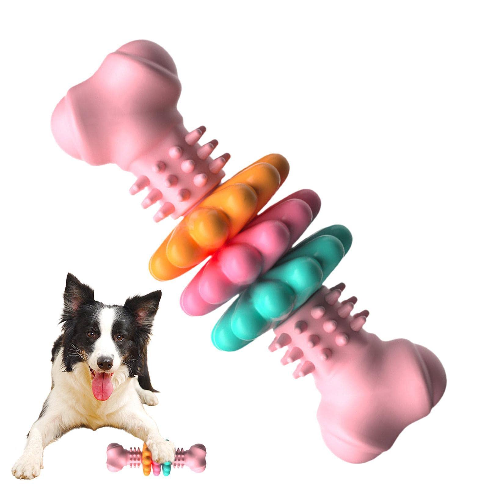 Dog Chew Toy Dog Bone Type  Dogs Teeth Cleaning Toys Indestructible TPR Bone Chewing Bite Resistant Teething Toys  Pet Products - 0 - CJ