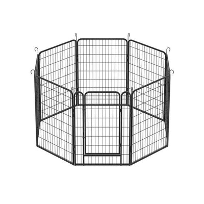 8 Pieces Of Heavy - duty Metal Game Fence - 5 - CJ