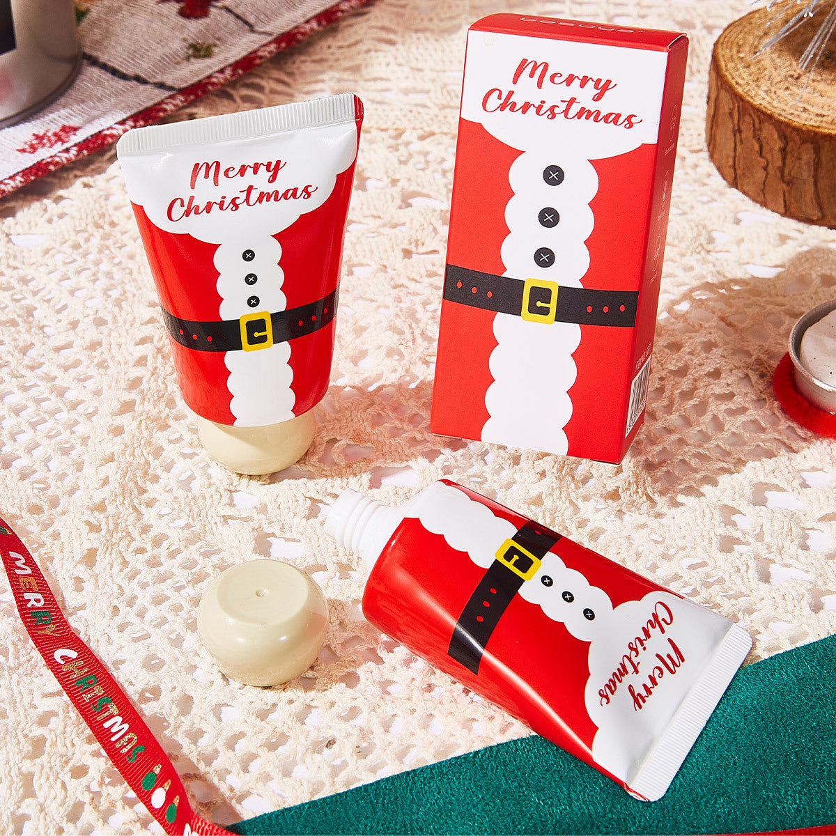 Santa Claus Hand Cream Set - Hypoallergenic, Glycerin & Ceramide Rich, Moisturizing Hand Care For All Skin Types, Ideal Christmas Gift With Plant Squalane - 5 - CJ