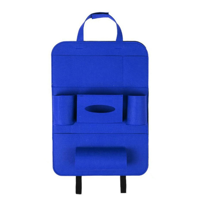 Auto Car Backseat Organizer Car - Styling Holder Multi - Pocket Seat Wool Felt Storage Multifunction Vehicle Accessories Bag - 0 - CJ - blue - 400x550mm - CJQCNBQC00045 - blue - 400x550mm