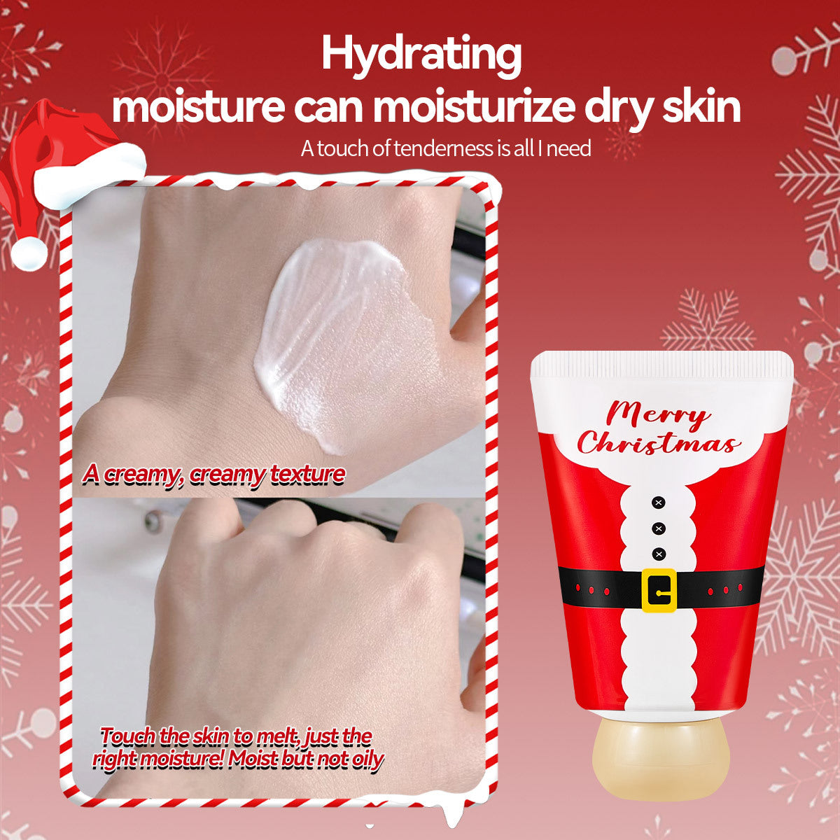 Santa Claus Hand Cream Set - Hypoallergenic, Glycerin & Ceramide Rich, Moisturizing Hand Care For All Skin Types, Ideal Christmas Gift With Plant Squalane - 5 - CJ