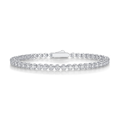 1Starlight Luxury Fashion Mosan Diamond S925 Silver Bracelet Prohibit TikTok sales - 5 - CJ