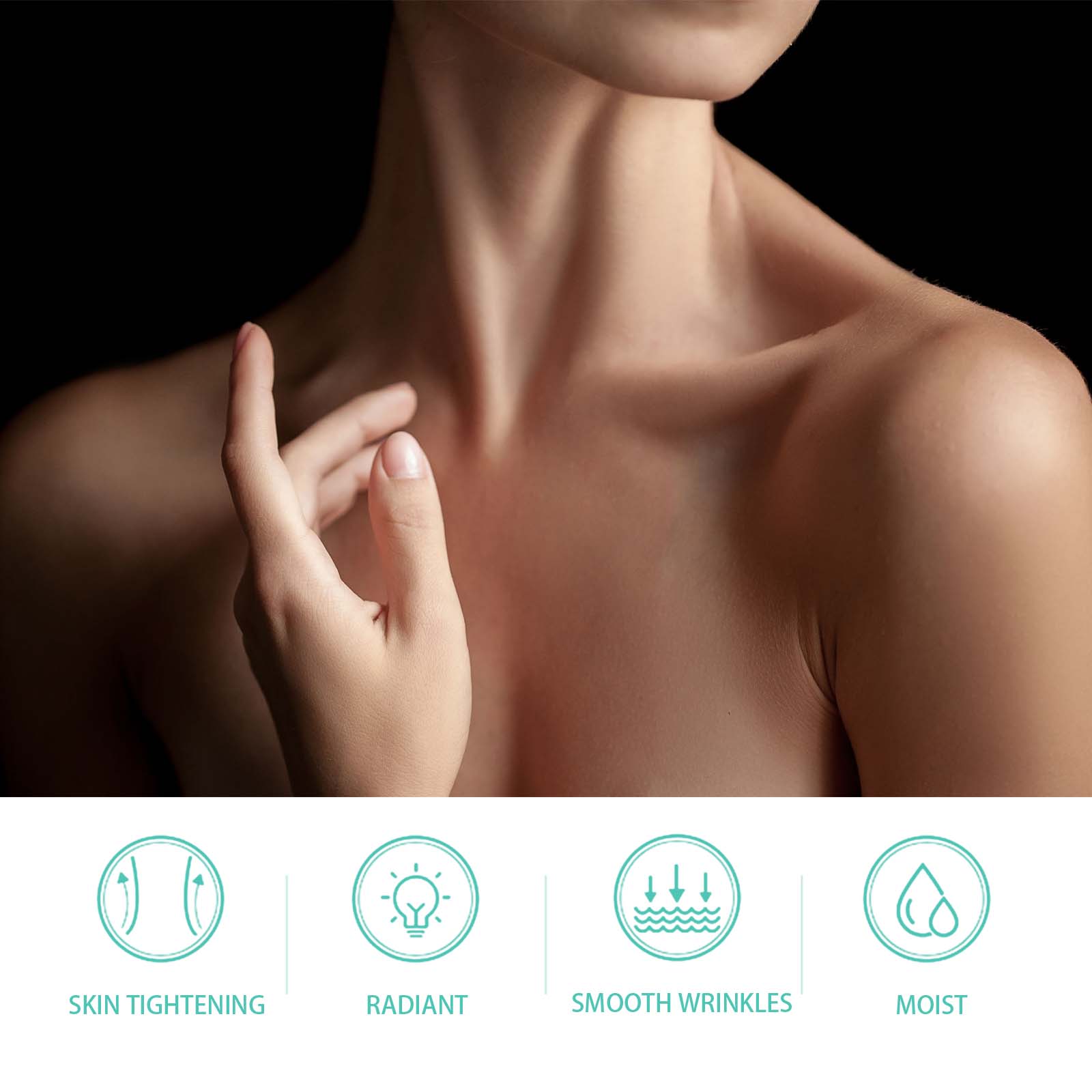 Hoygi Neck Firming Cream, Lighten Neck Lines Firming Brightening Skin Hydrating Anti - Wrinkle Firming Lifting Cream - 5 - CJ
