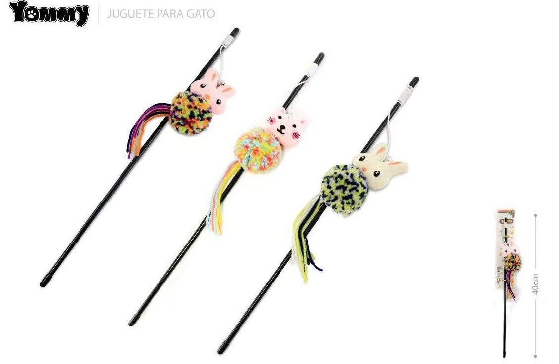 Cartoon Wool Teasing Cat Stick Pole - 5 - CJ