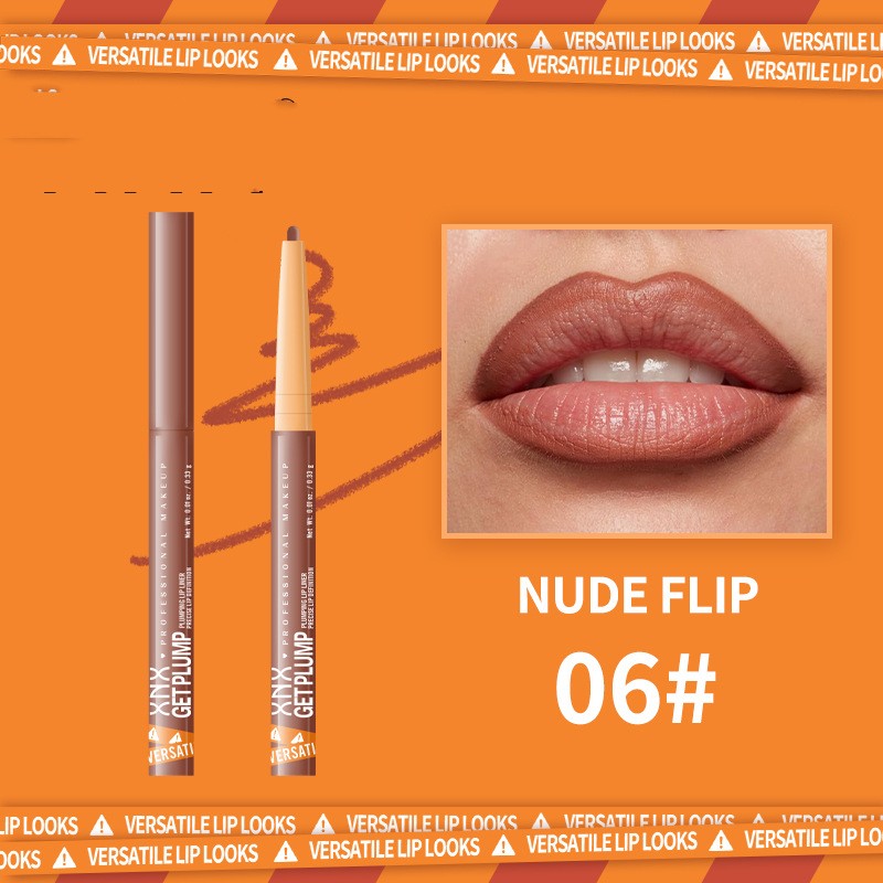 12 - color Rotation Lip Liner Discoloration Resistant - 0 - CJ - 3.5g - 06NUDEFLIP - CJYD244123406FU