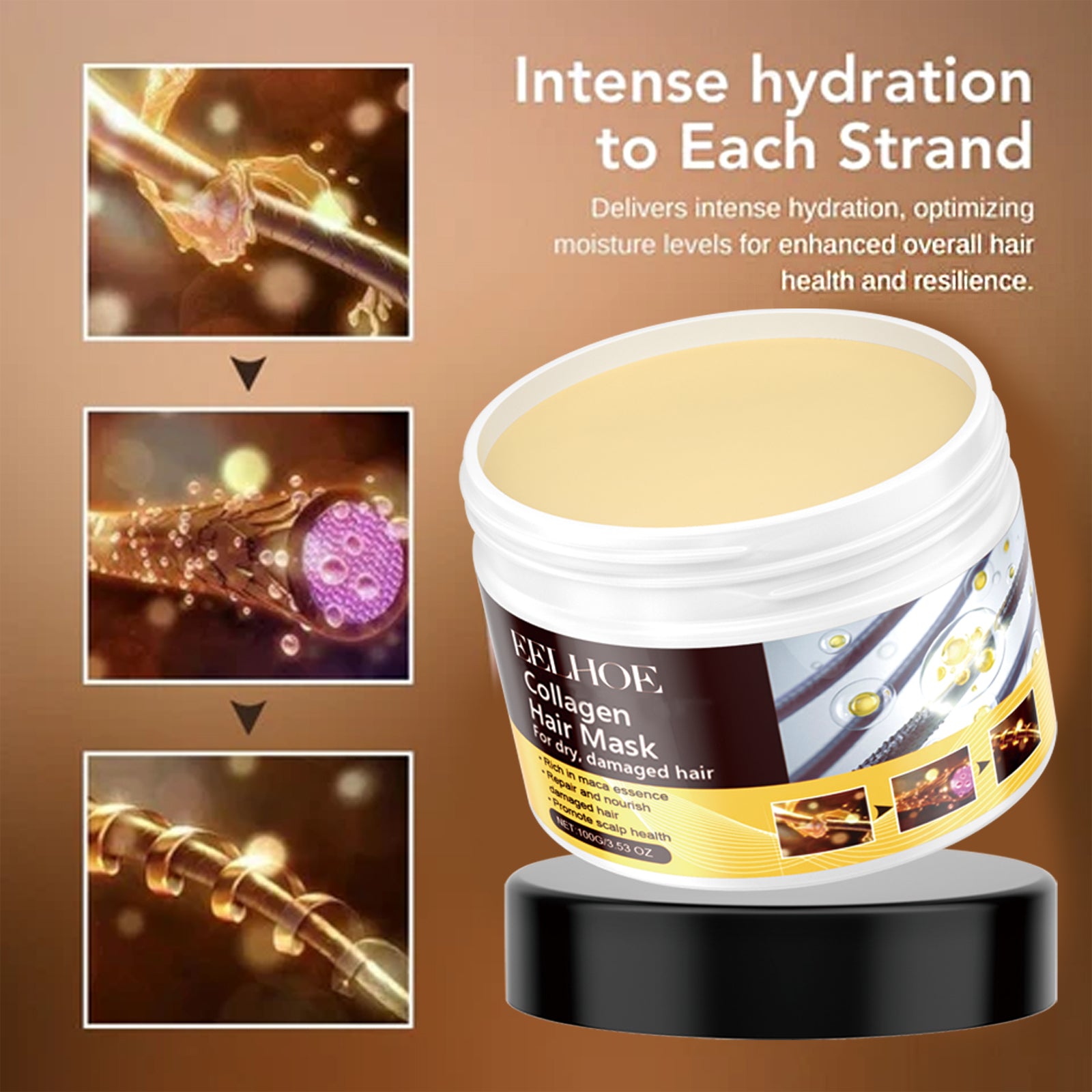 Strong And Moisturizing Collagen Repair Hair Mask - 5 - CJ