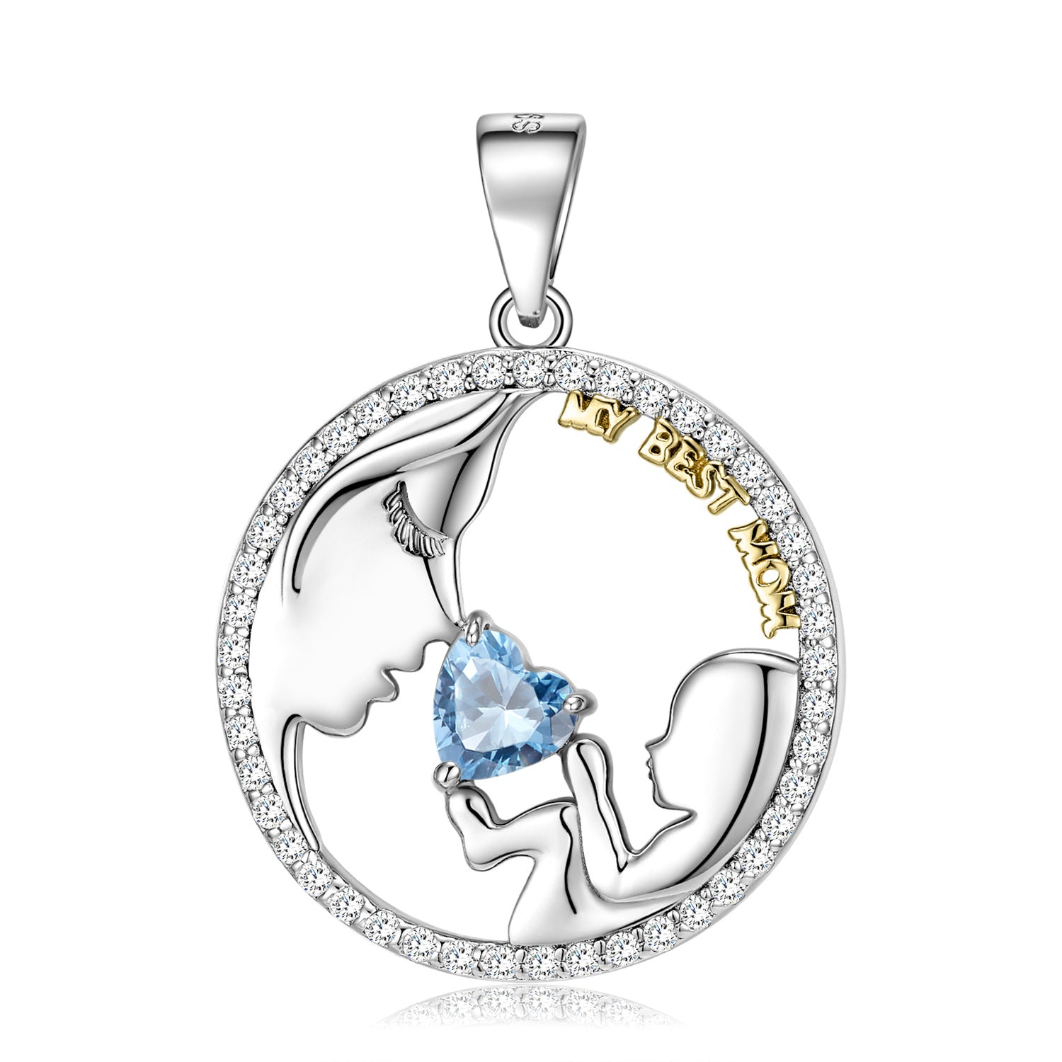 S925 Sterling Silver Mom&baby Necklace Mother's Day Series Ins Style Sweater Chain - 4 - https://x.com/titan_prim62775J - PNC00833 - CJJE1599731 - PNC00833