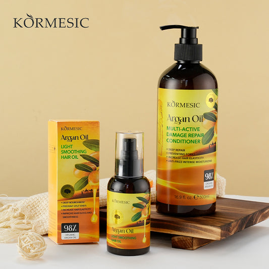 KORMESIC Moroccan Argan Oil Lightweight Smooth Hair Oil 110ml - 4 - CJ