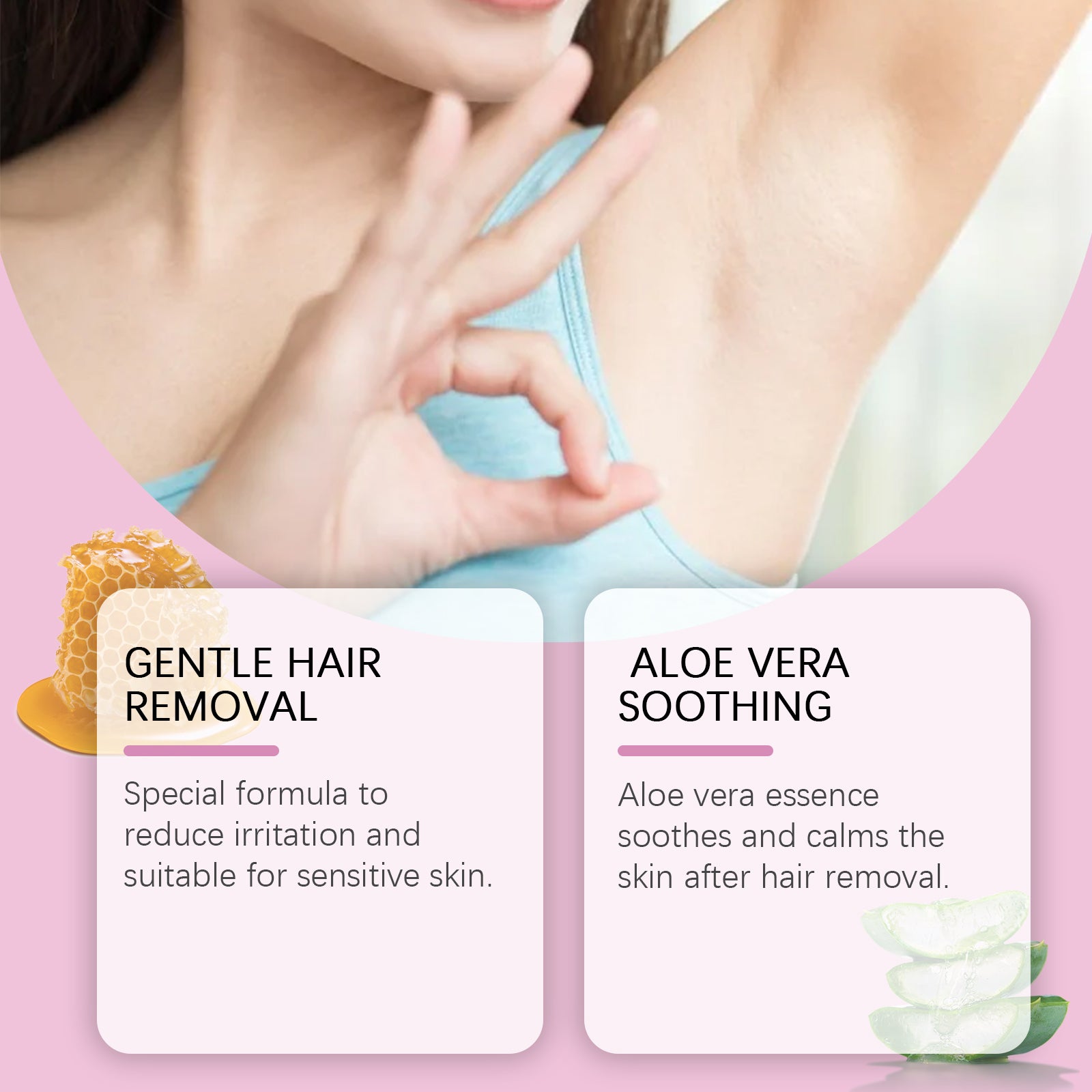 OUHOE Mousse Body Hair Removal Spray, All Over The Body Armpits, Hands, Legs Smooth And Delicate Skin Gentle Hair Removal - 5 - CJ