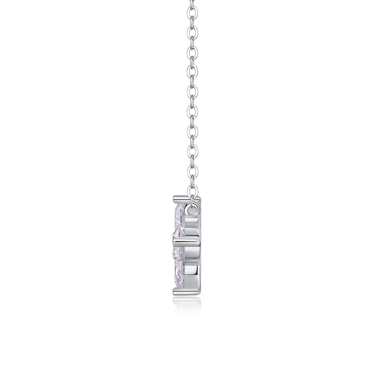 1Lucky Four - leaf Clover - A Fashionable And Luxurious Diamond Jewelry Pendant Set With Moissanite S925 Sterling Silver And Platinum Plating Prohibit TikTok sales - 5 - cj
