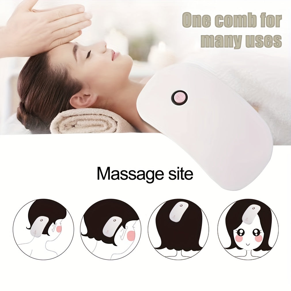 Portable Beauty Tool Scalp Comb, Electric Massage Comb, Body Relaxing High - Frequency Vibration Head Massager - 5 - CJ