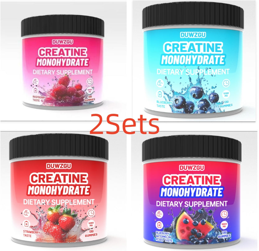 Creatine Monohydrate Soft Candy Complex Contains L - carnitine And Taurine - 4 - CJ - Set - 2PCS - CJYD231791904DW
