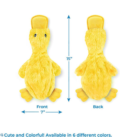 Best Pet Supplies Dog Toys For Small Medium And Large Breeds Cute No - Stuffed And Stuffed Duck With Soft Squeaky Fun For Indoor Puppies And Premium Puppies Plush No Mess Chewing And Playing - 4 - CJ