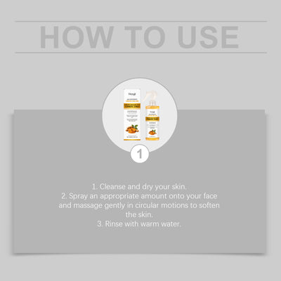 Hoygi Kojic Acid Turmeric Exfoliating Spray Gently Cleanses Facial Keratin And Is A Portable Skin Care Spray - 5 - CJ