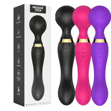 Powerful Multi - Speed Magic Massager Wand Massage Full Body USB Rechargeable 20s - 5 - CJ