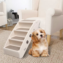 Foldable Dog Stairs Cream 62x40x49.5 cm   Dog Stairs - 5 - cjdroshippping