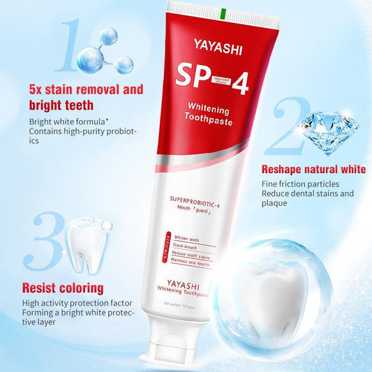 Probiotic Toothpaste For Whitening Teeth, Removing Stains, Eliminating Bad Breath, And Refreshing The Skin. - 5 - CJ