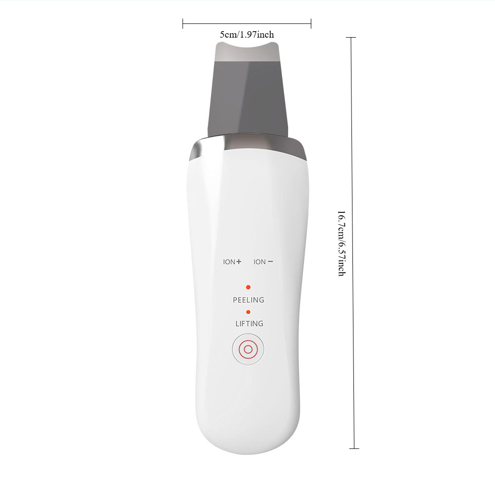 Electric Ultrasonic Skin Scrubber Face Spatula Home Ultrasonic Skin Scrubber Facial Cleaner Handheld Mini Derma Galvanica Tightening Face Scrubber Machine Skin Scrubber USB Ultrasonic - 5 - CJ